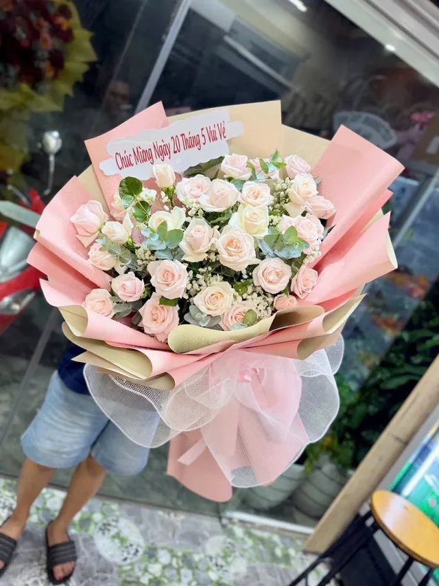 淡色玫瑰・粉白包裝